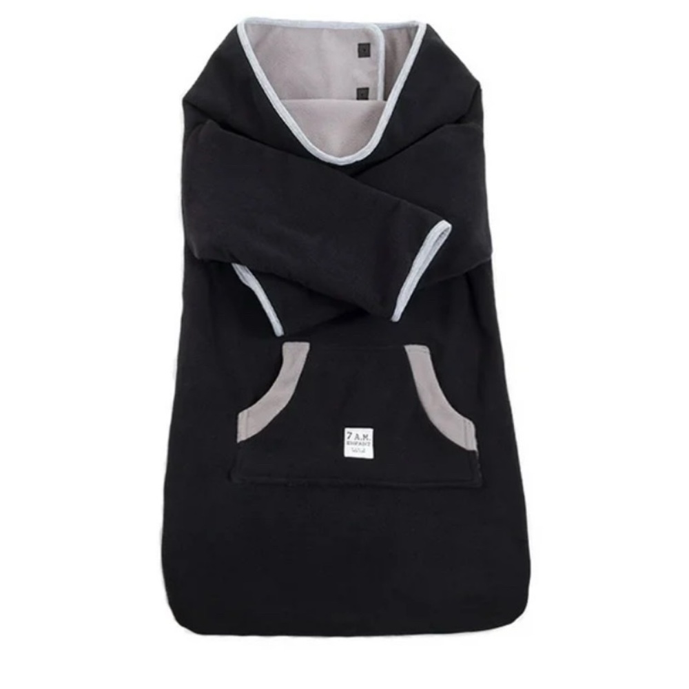 7AM Fleece Easy Cover, Black, Size 3-6 years